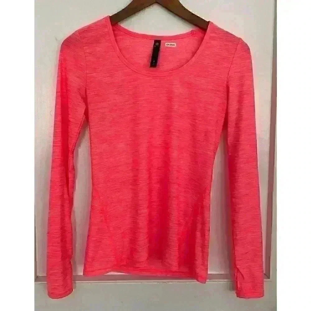 Fluorescent Orange/Pink Sports  Shirt Size XS